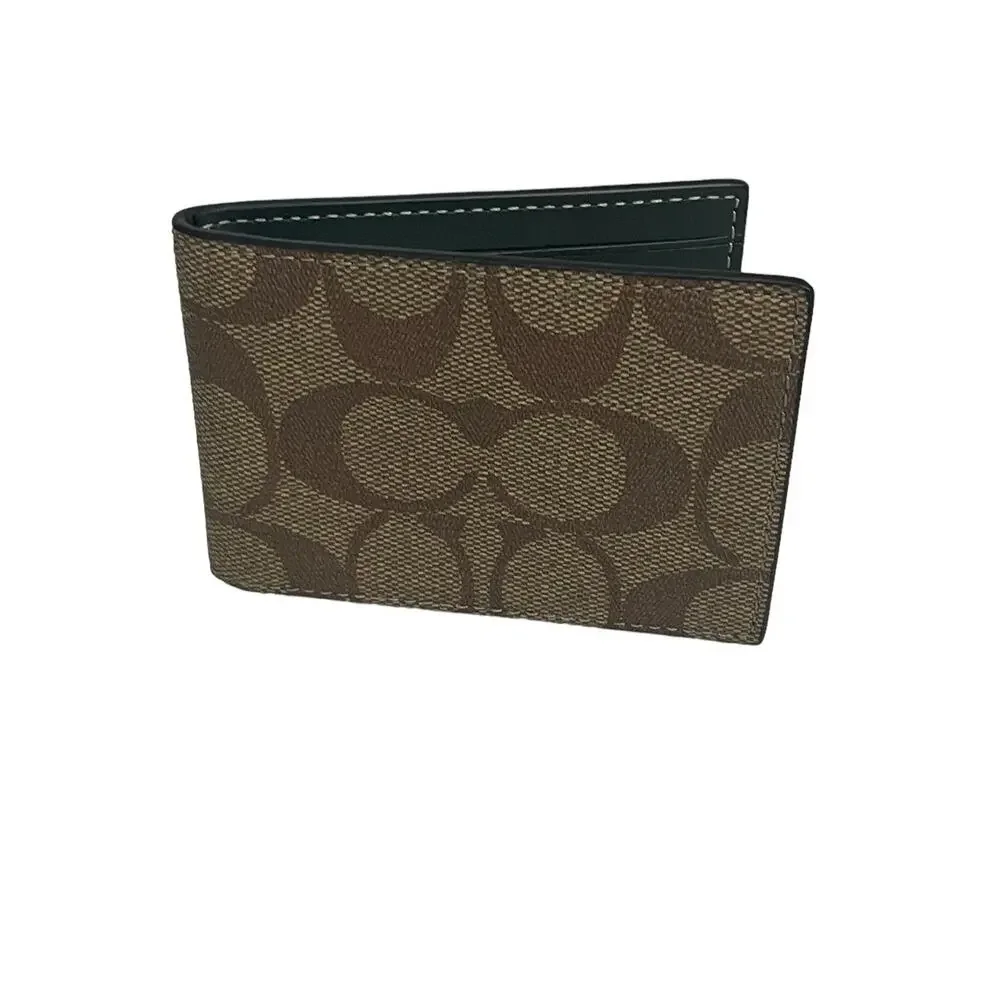 Coach Signature ID window Card Holder New small card holder